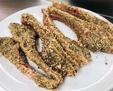 A picture of step 1 of Coffee and Sage+Onion Stuffing Rub-Marinated Lamb Cutlets with Herby Potatoes and Bèarnise Sauce.