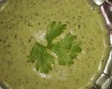A picture of step 3 of Green chutney mayonnaise.