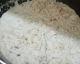 A picture of step 2 of Bread Burfi.