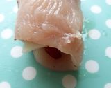 Sonkás-sajtos csirkemell tekercs recept fázis 3 fotója