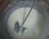 A picture of step 2 of Eggless tutti frutti vanilla cake.