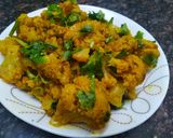 A picture of step 4 of Masala Gobhi.