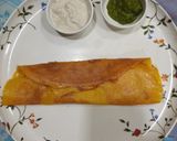A picture of step 8 of Moong Dal Dosa.