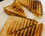 A picture of step 3 of Veg sandwich.