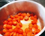 Foto del paso 2 de la receta: Penne rigate con salsa de rúcula y pomodoro cherry