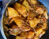মুগডালের আমিষ ভুনা  খিচুড়ি (moog daler aamish khichuri recipe in Bengali) রেসিপির ধাপ 7 ছবি