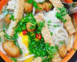 Hình bước làm 3 của món Bánh Canh Chả Cá Thu