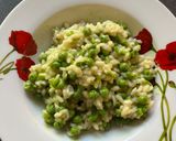 A picture of step 5 of Pea risotto.