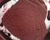Szívtorta fondant díszítéssel recept fázis 5 fotója