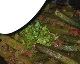 A picture of step 11 of Tamil Style Stir Fried Okra.