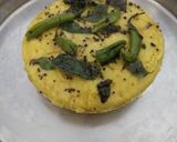 A picture of step 6 of Rava besan instant dhokla.