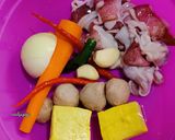 Foto langkah ke 1 dari resep Cumi Tahu Asam Manis.