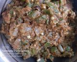 A picture of step 7 of Ridge gourd fry.