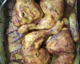 Foto del paso 9 de la receta: Pollo asado con leche de coco, curry y salsa Yakiniku