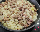 Foto del paso 3 de la receta: Pasta lumaconi con nata, ternera y bacon