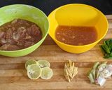 A picture of step 1 of Lemon Chicken.