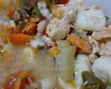Foto del paso 5 de la receta: Ñoquis con pollo al natural