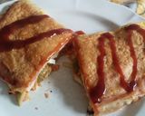 Foto del paso 5 de la receta: Omelette de J&Q relleno de repollo y zanahoria con aceitunas
