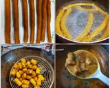 A picture of step 3 of Gatte ki Sabji.