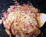 Une image de l'étape 6 de La recette véritable à la carbonara 😋.