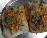A picture of step 3 of Alu burgar.