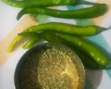 Stuffed green chilli - Instant recipe step 3 photo