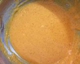 A picture of step 5 of Jade corn soup and paneer-corn patra.