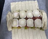 Foto del paso 3 de la receta: 602. Trenza de puerros y queso de cabra (entrante)