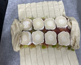 Foto del paso 3 de la receta: 602. Trenza de puerros y queso de cabra (entrante)