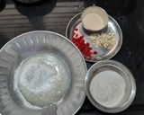 કાજુ ચેરી કુકીઝ (Cashew cherry cookies in gujrati) રેસીપી સ્ટેપ1ફોટો