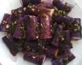 Foto langkah ke 3 dari resep Liang pan terong ungu (ala Taiwan).