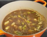 Foto del paso 4 de la receta Arroz integral con rape, ajetes y alcachofas (para vagos)