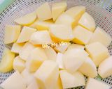 Hình bước làm 1 của món Khoai tây kho chay