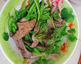 Hình bước làm 3 của món Đậu tây xào gan tim cật