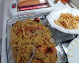 Foto del paso 5 de la receta: Hog dog encebollado con mostaza y salsa cebolla chucrog