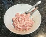 A picture of step 2 of Pork Hamburg Steak with Baked Cauliflower.