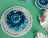 Foto langkah ke 7 dari resep Puding Susu Bunga Telang.