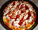 Foto langkah ke 3 dari resep Pizza Empuk Nan Lembut.