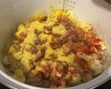 Karfiolleves paprikásan, csirkehúsival recept fázis 4 fotója