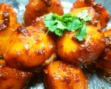 A picture of step 6 of Khattay Aloo 😋.