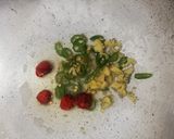 A picture of step 10 of Schezwan chicken.