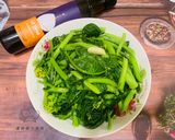 清炒芥藍菜的食譜步驟4照片