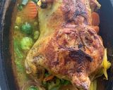 Foto del paso 4 de la receta: Pollo al horno con verduras