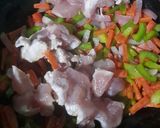 A picture of step 4 of Fried Schezwan Chicken Momos.