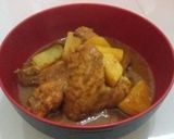 Foto langkah ke 3 dari resep Kare ayam kentang  (tidak pake santan dan tidak pake minyak).