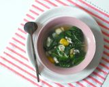Foto langkah ke 8 dari resep Sayur Bayam Ayam Kampung Jamur Merang.