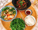 Hình bước làm 4 của món Cơm gia đình