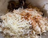 A picture of step 4 of Mexican Enchilada with Indian twist.