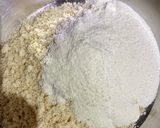 A picture of step 1 of Kaju katli.