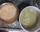 A picture of step 1 of Green gram and Black gram dosa.